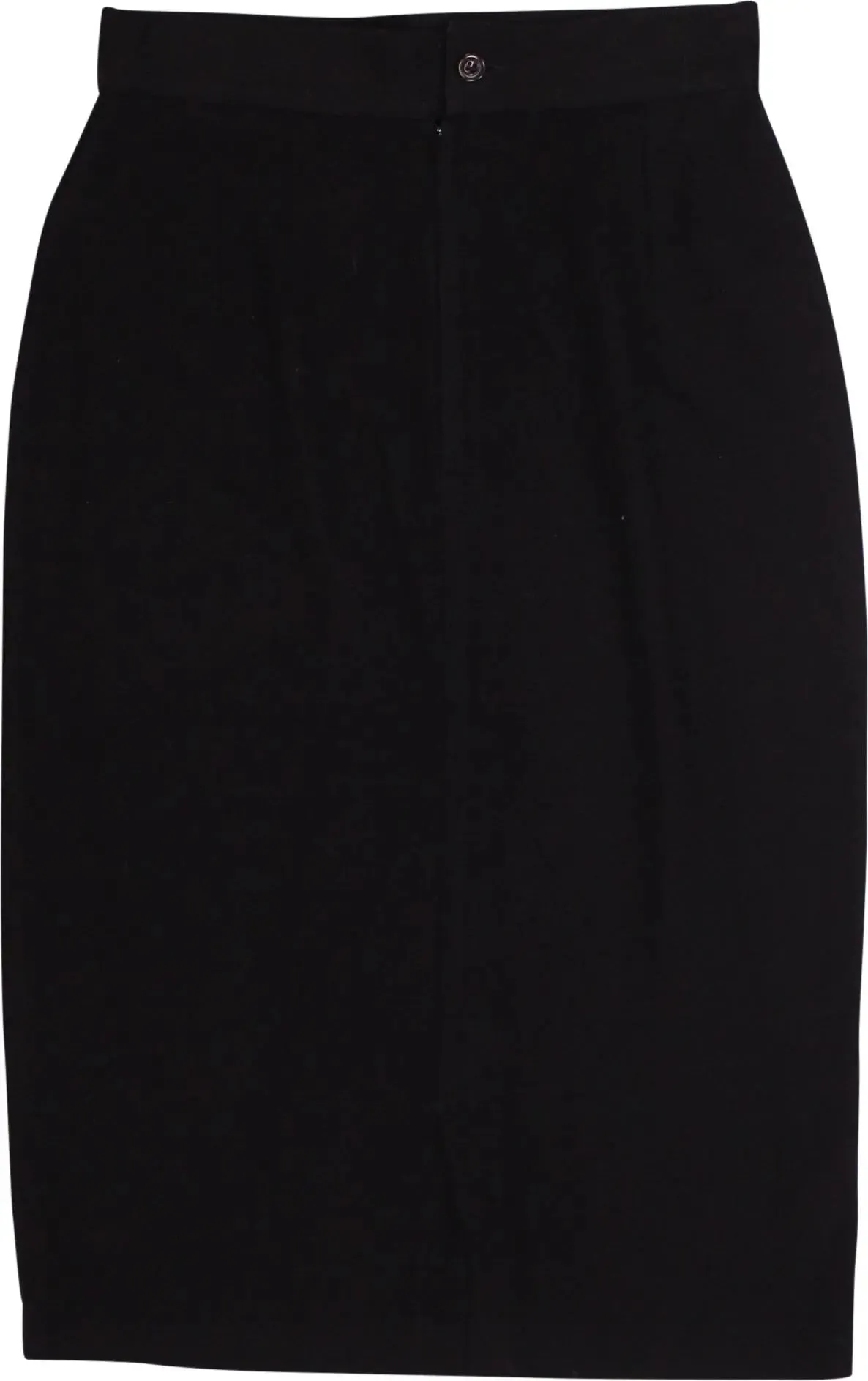80s Black Pencil Skirt by Gianni Versace
