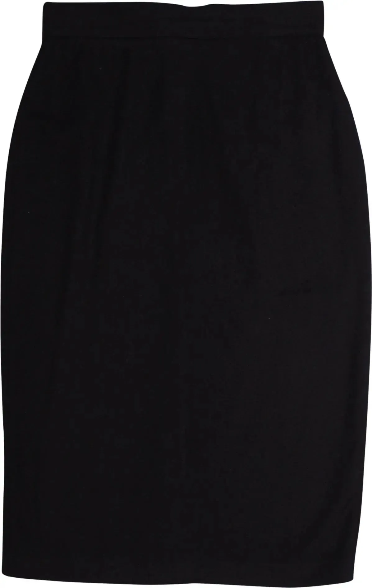 80s Black Pencil Skirt by Gianni Versace