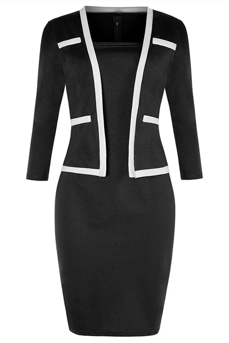 BT3153 Long Sleeve Pencil Dress