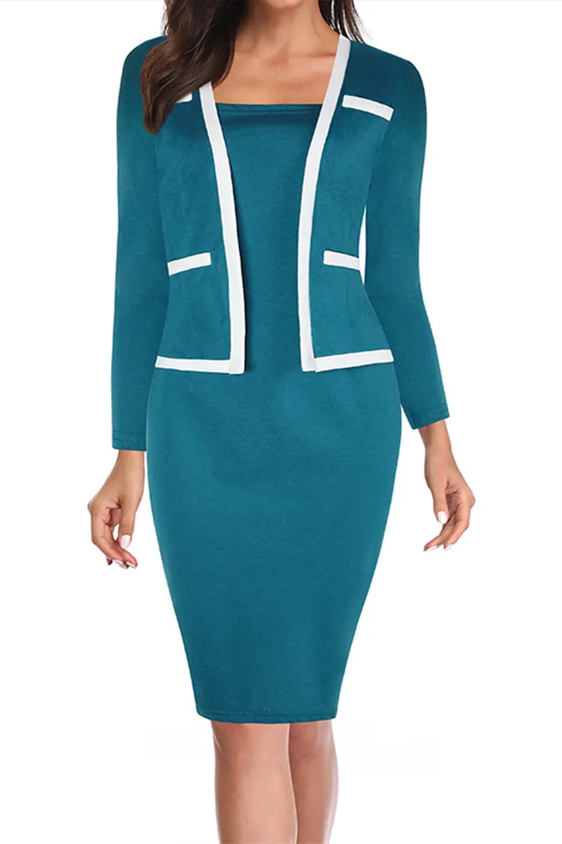 BT3153 Long Sleeve Pencil Dress