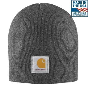 Carhartt Men's Coal Heather Acrylic Knit Hat