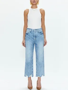cassie super high rise straight crop - baja