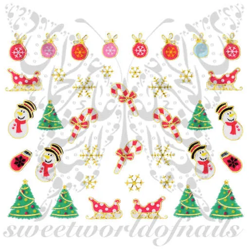 Christmas Nail Art Stickers