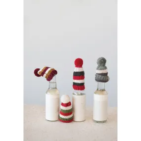DISC-Beanie Bottle Toppers