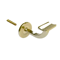 EMRO 443 STAIR HAND RAIL BRACKET EXTENDED CENTRE CONCEALED FIX 80MM - AVAILABLE IN VARIOUS FINISHES
