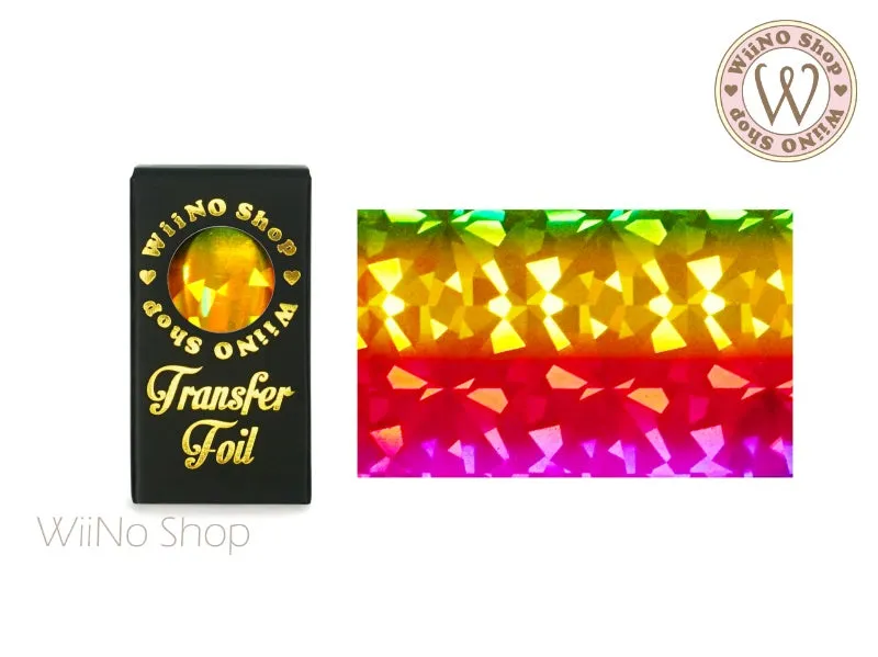 Holographic Crystal Ombre Nail Transfer Foil (MO-01)
