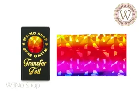 Holographic Crystal Ombre Nail Transfer Foil (MO-04)