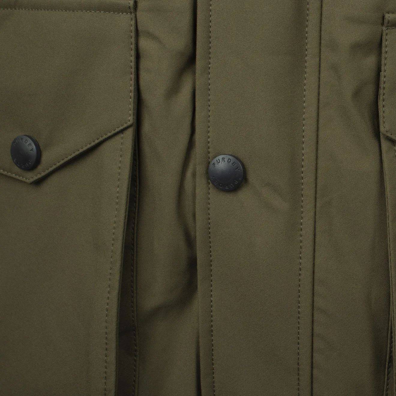 James Purdey Lightweight Technical Shooting Coat Dark Olive