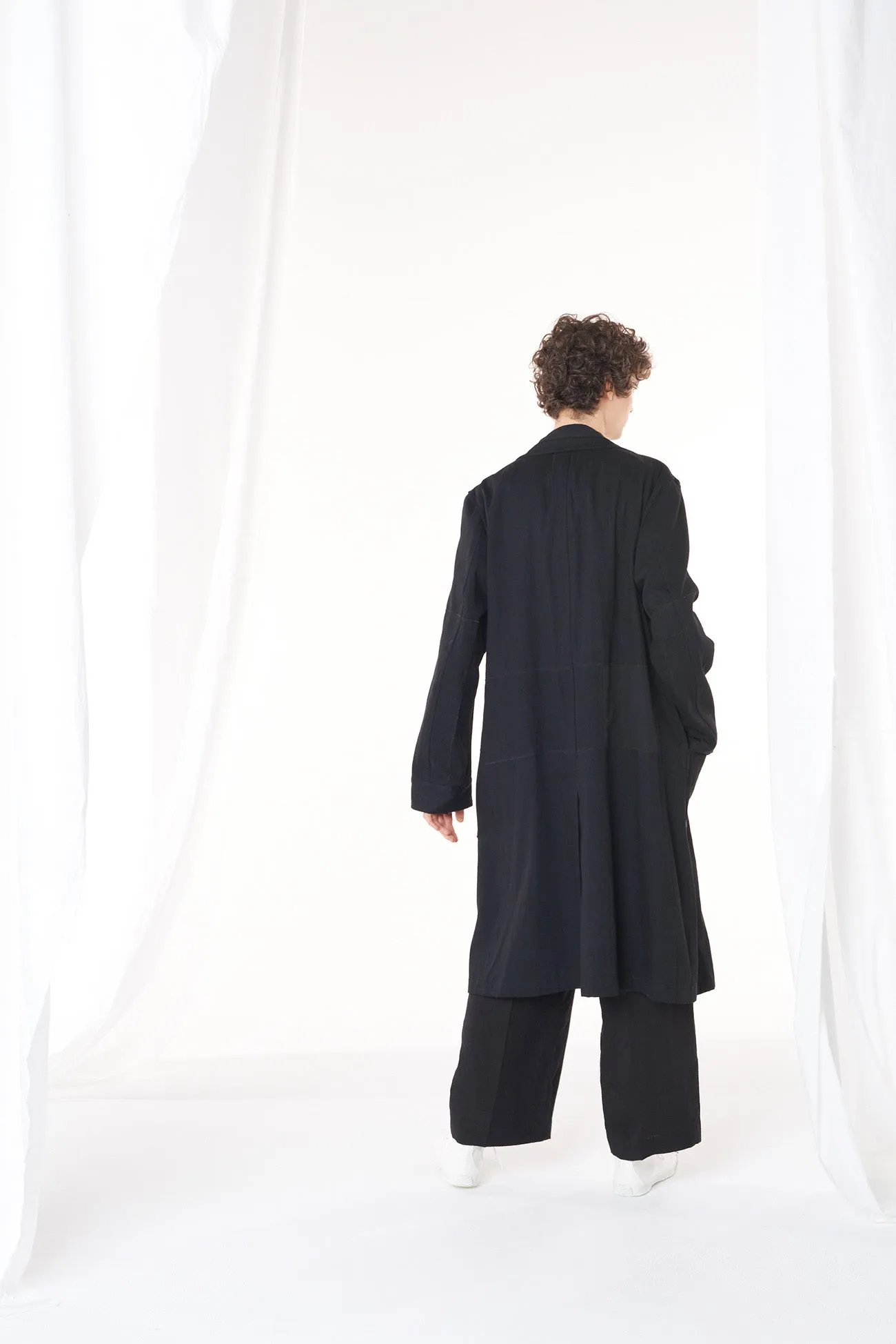 L/C/N WATER REPELLENT WEATHER LONG WORK COAT