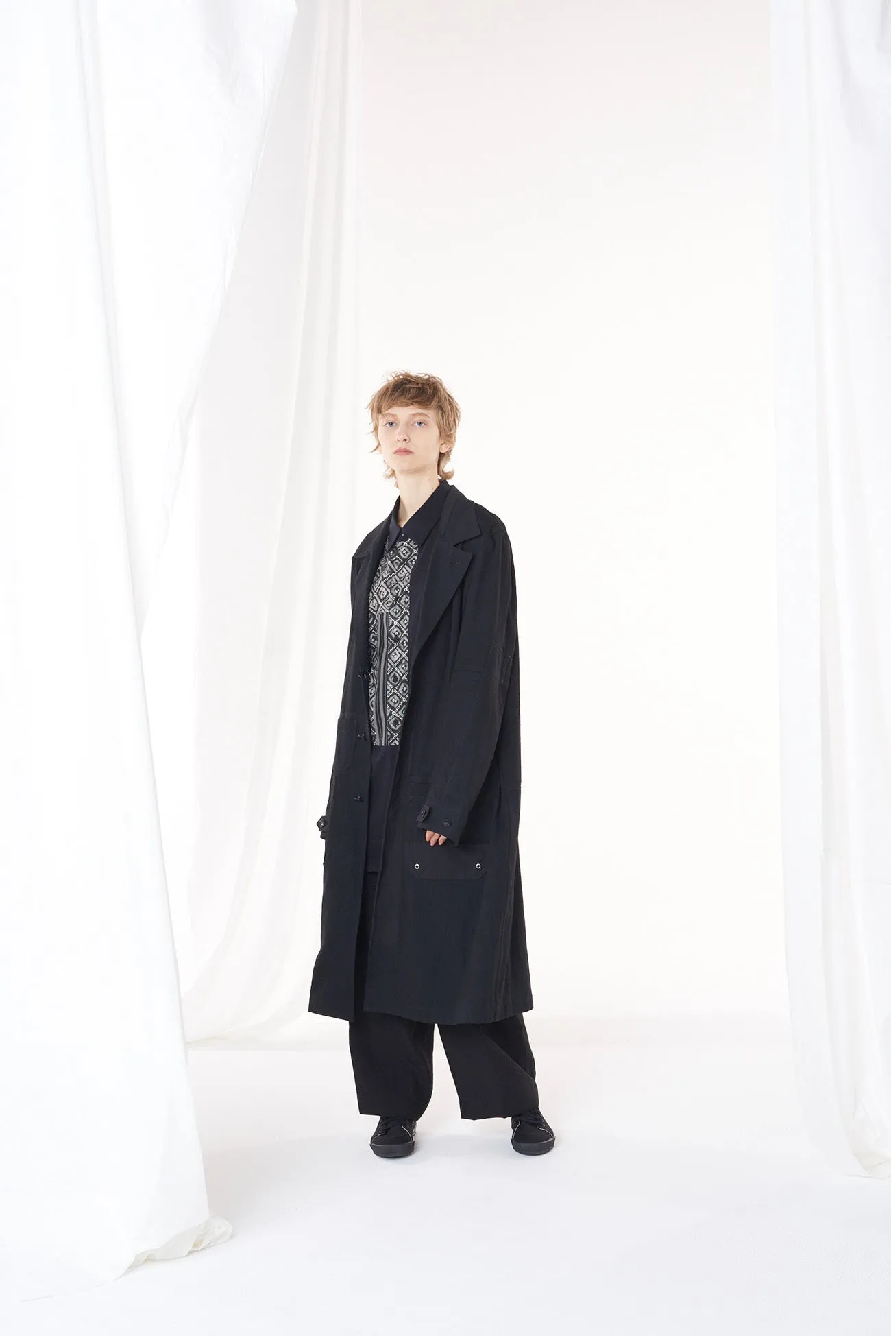 L/C/N WATER REPELLENT WEATHER LONG WORK COAT