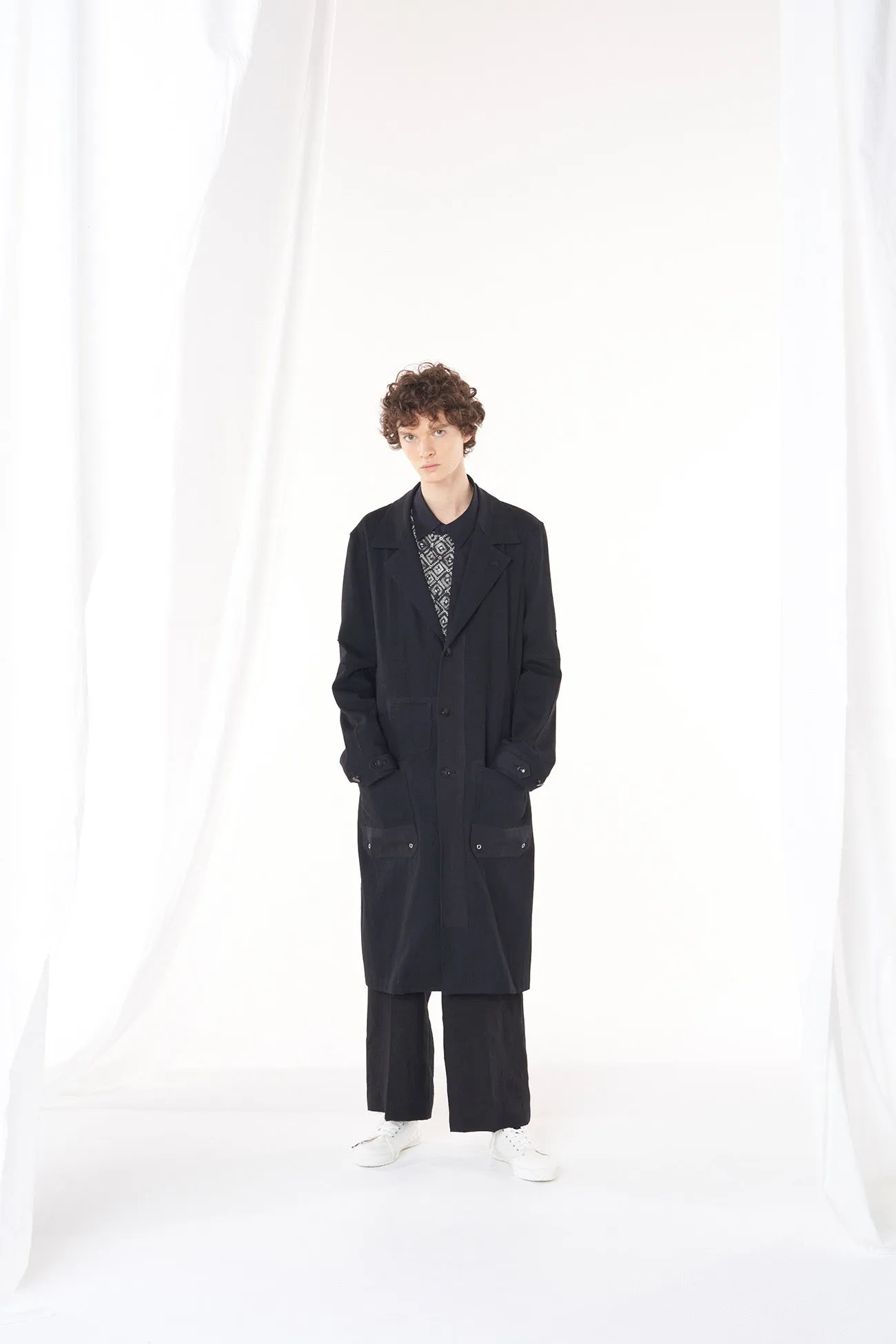 L/C/N WATER REPELLENT WEATHER LONG WORK COAT