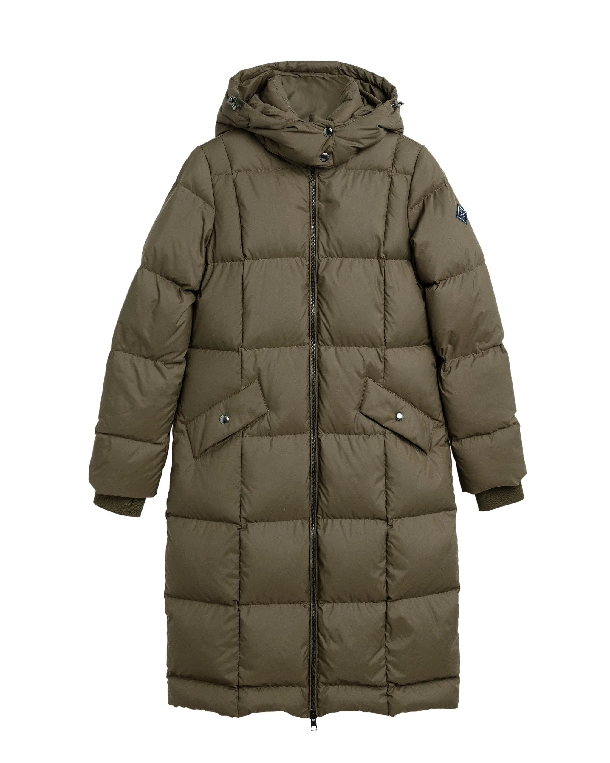Long Down Coat - Sea Turtle