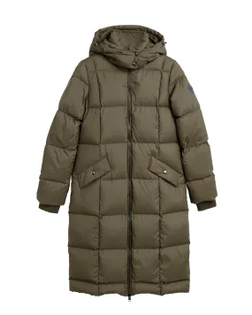 Long Down Coat - Sea Turtle