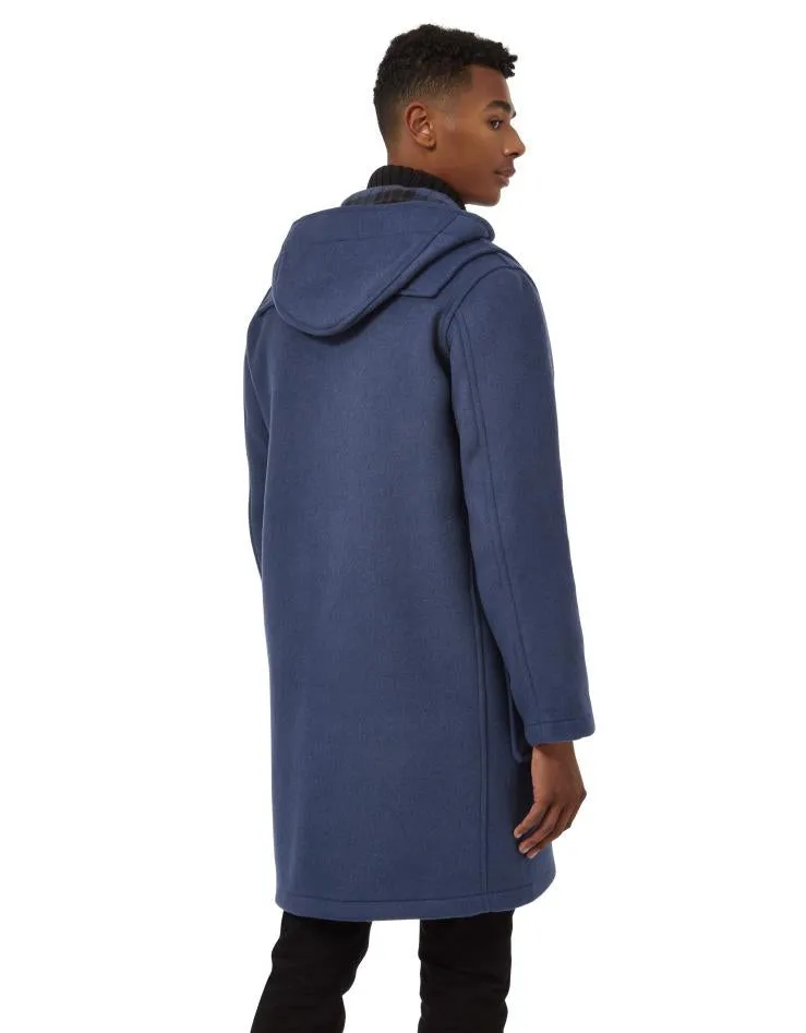 Men's Classic Fit Duffle Coat - Royal Blue