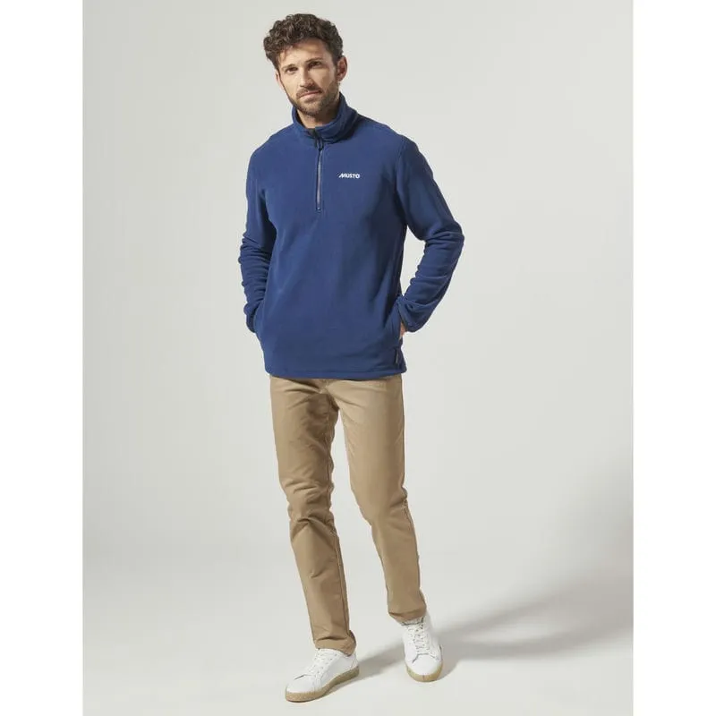 Musto Snug 2.0 Mens Polartec 1/4 Zip Fleece - Dark Cobalt