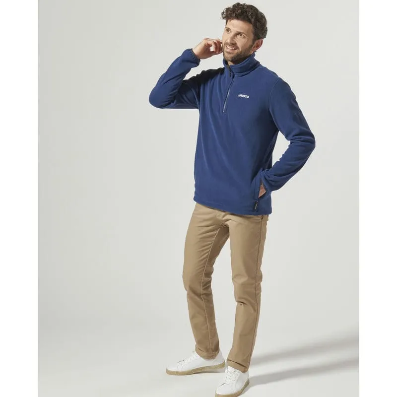 Musto Snug 2.0 Mens Polartec 1/4 Zip Fleece - Dark Cobalt