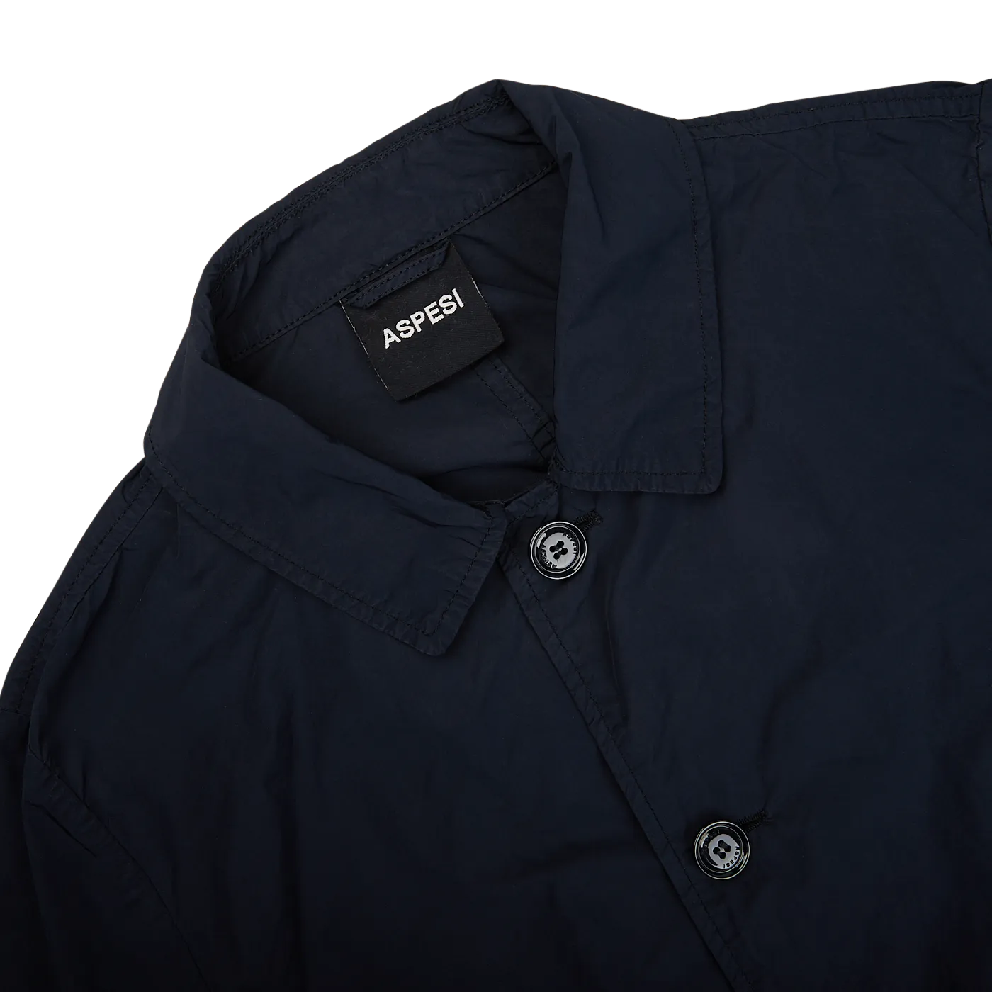 Navy Blue Micro Nylon Limone Coat