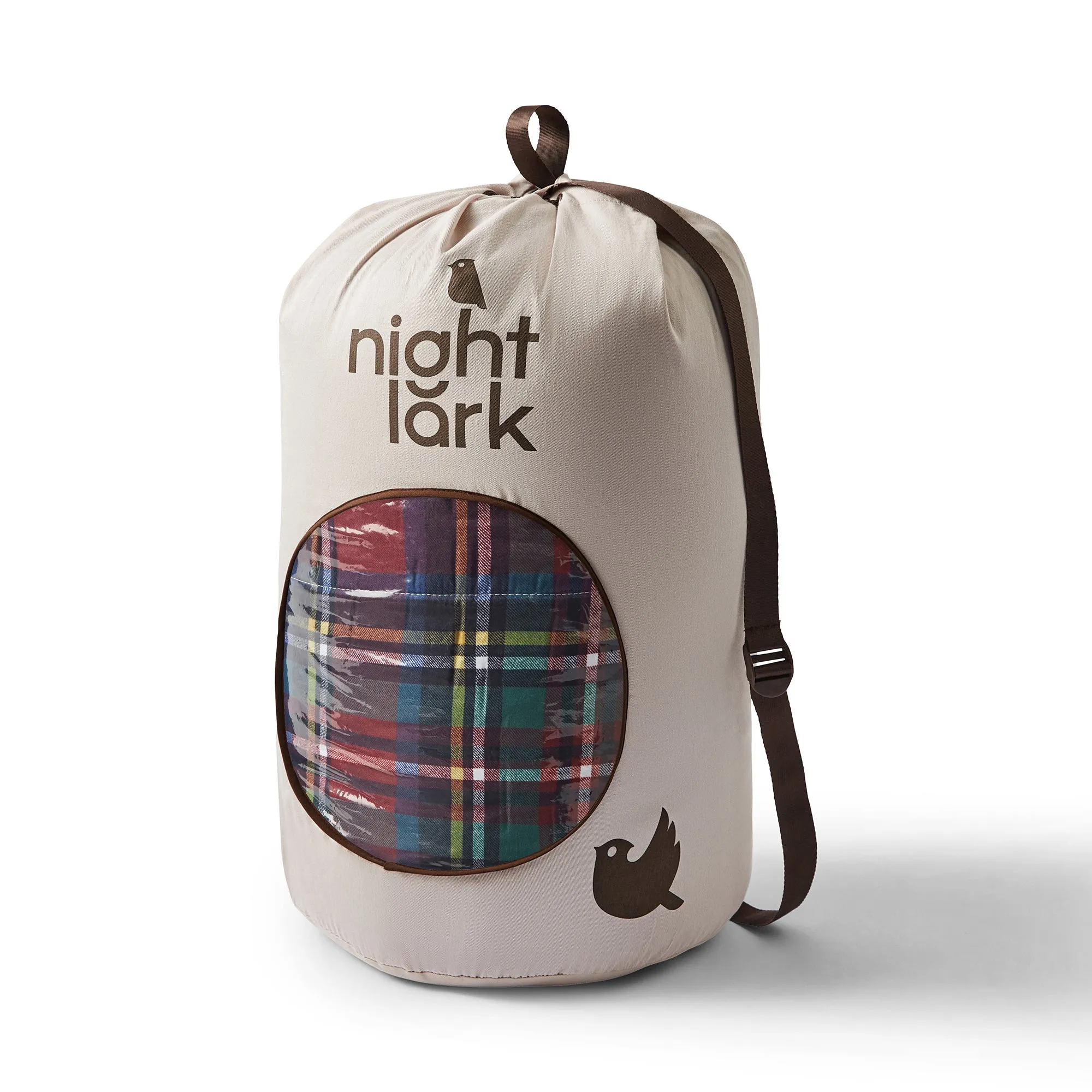Night Lark® Cosy Sherpa Throw Classic Tartan Berry Red