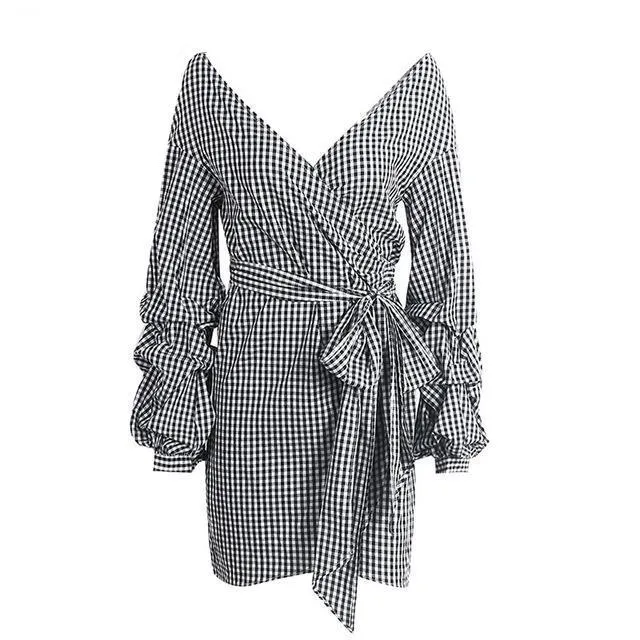Off Shoulder Summer Wrap Dress