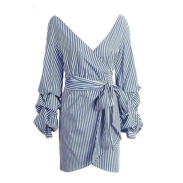Off Shoulder Summer Wrap Dress