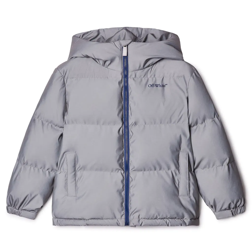 Off-White Kids Bookish Short Puffer