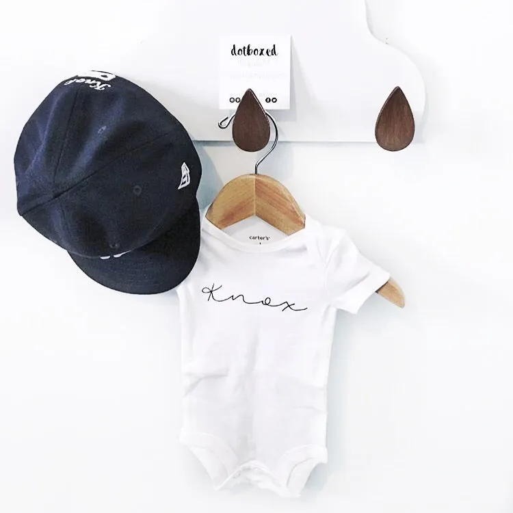 Personalized Name Bodysuit - WHITE