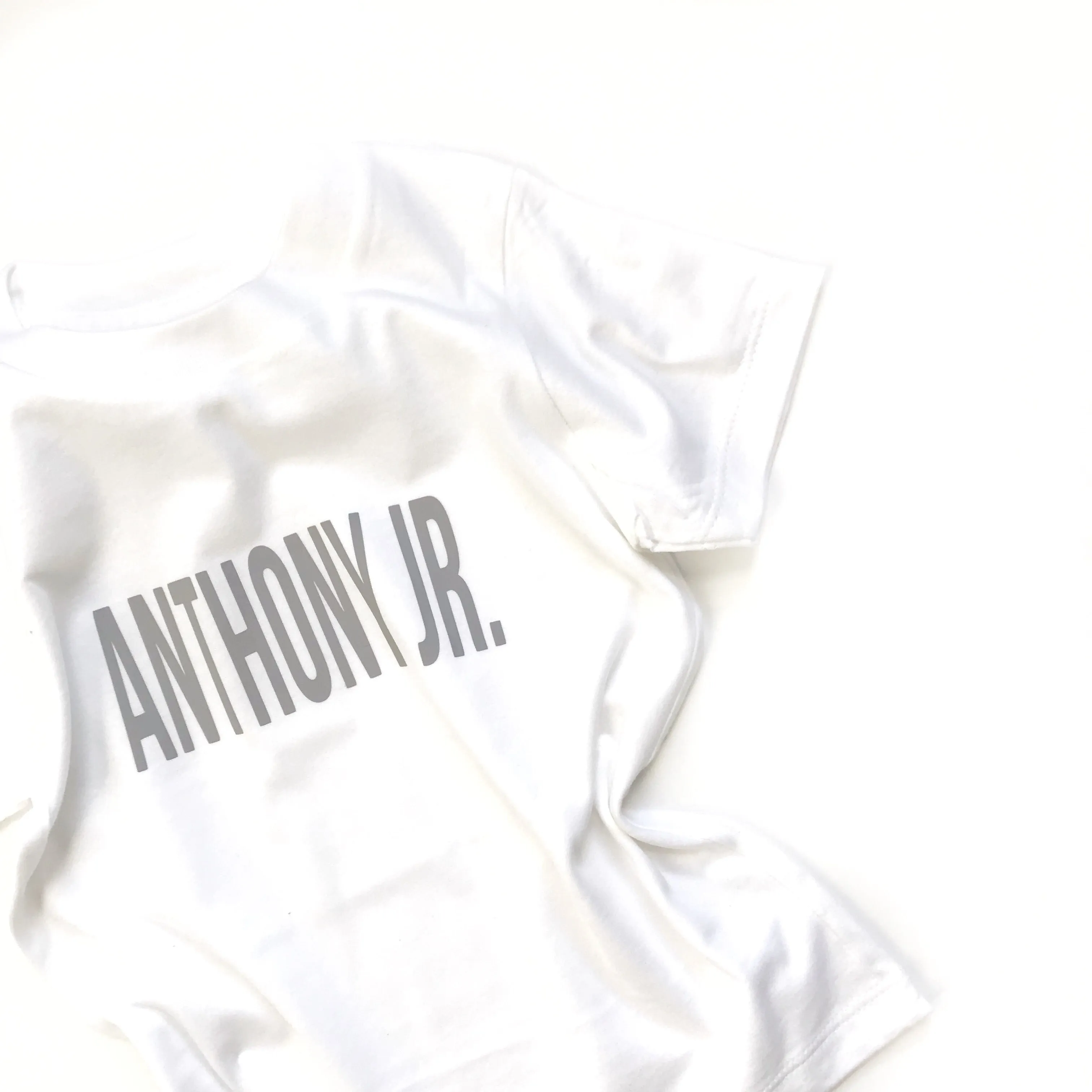 Personalized Name Bodysuit - WHITE