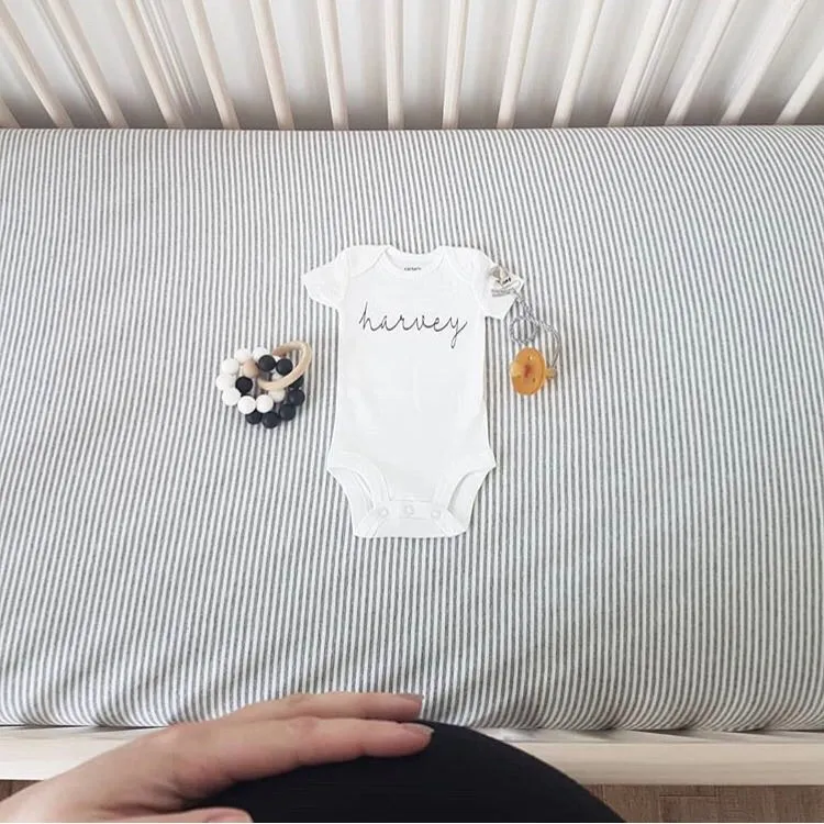 Personalized Name Bodysuit - WHITE