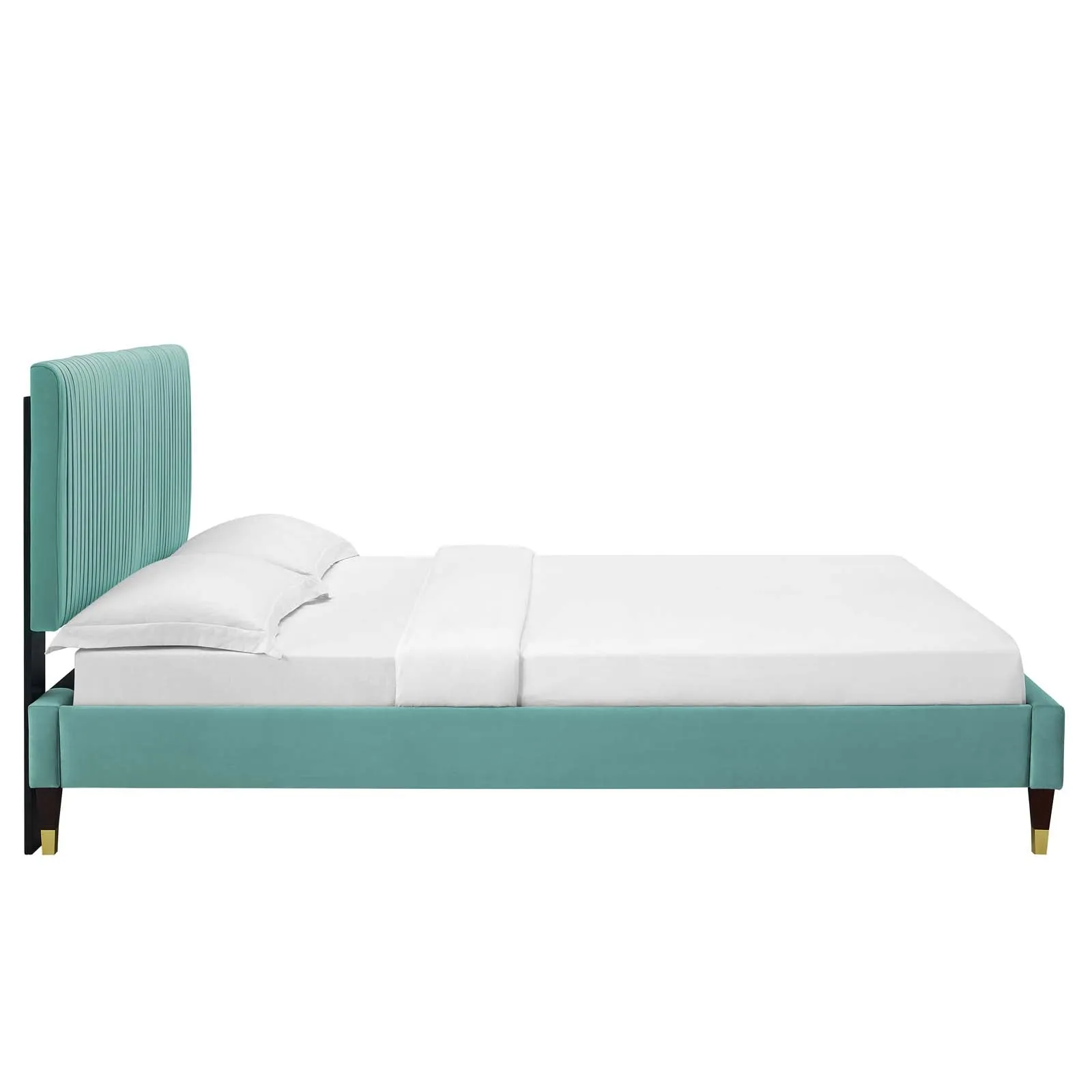 Peyton  Performance Velvet Platform Bed