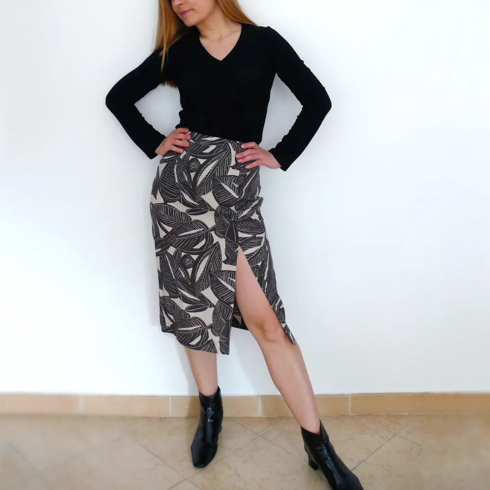 Slit Skirt Sewing Pattern N.89