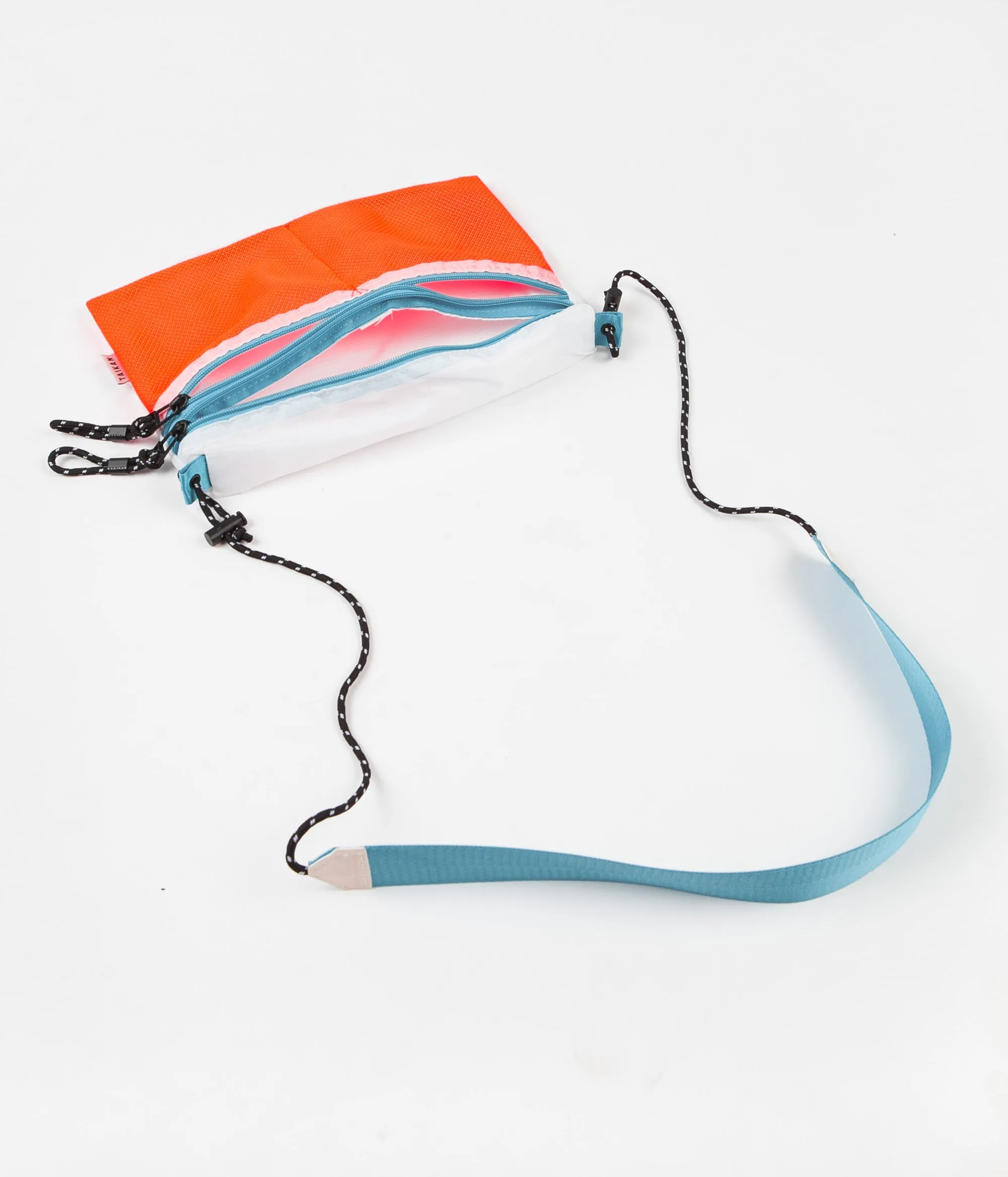 Taikan Everything Sacoche Bag - Orange / White / Teal - Large