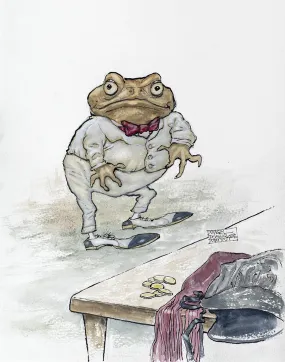 Take off that Coat and Waistcoat -The Wind in the Willows - Angel Dominguez