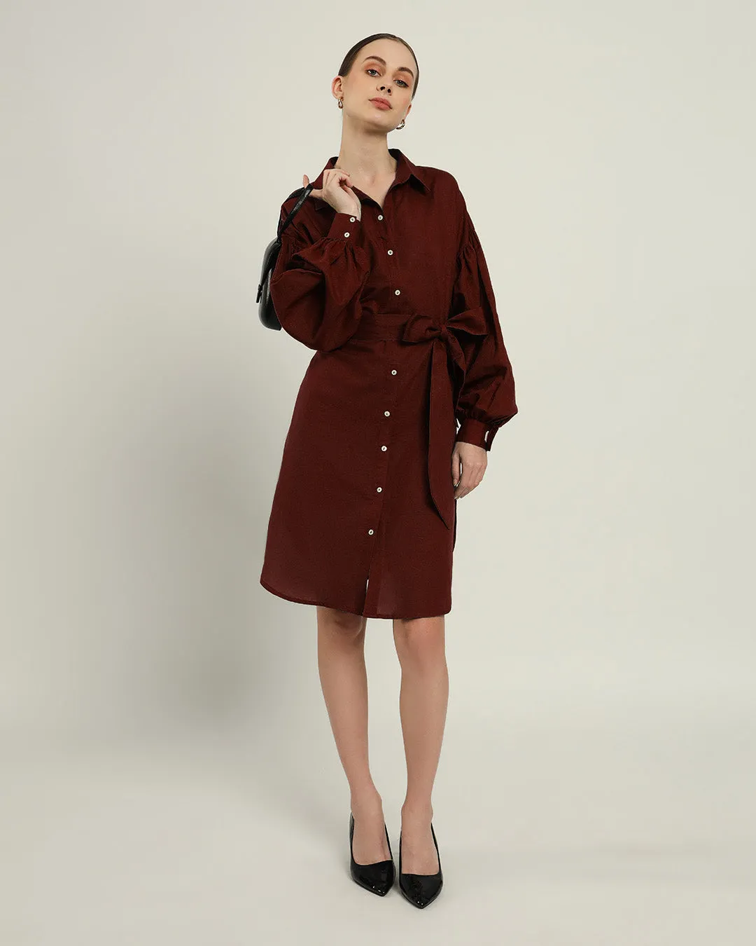 The Derby Rouge Cotton Dress