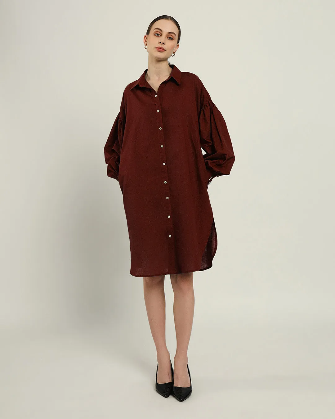 The Derby Rouge Cotton Dress