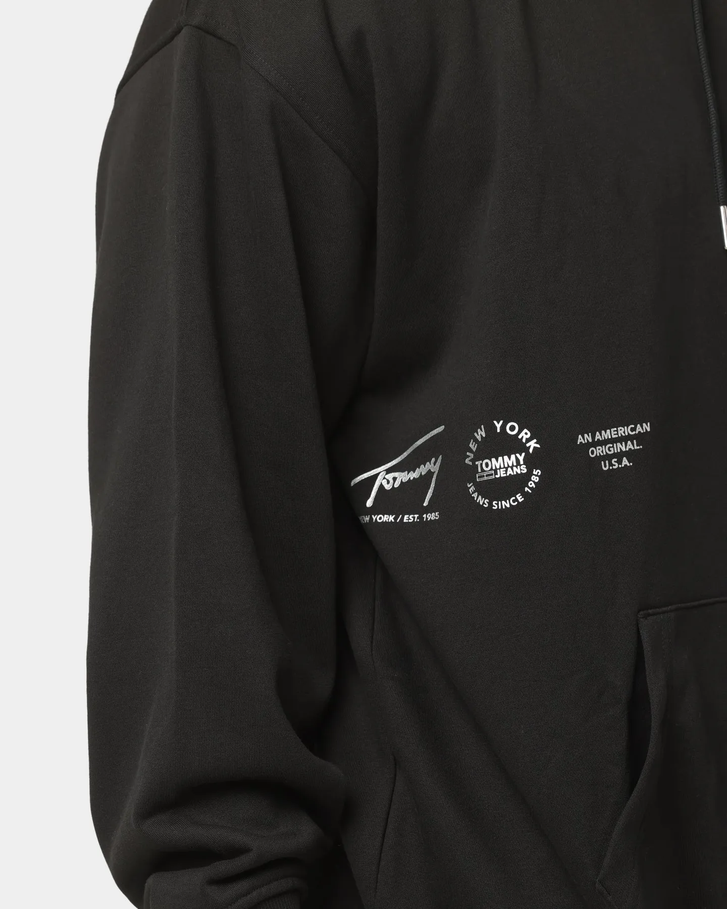 Tommy Jeans Metallic Hoodie Black