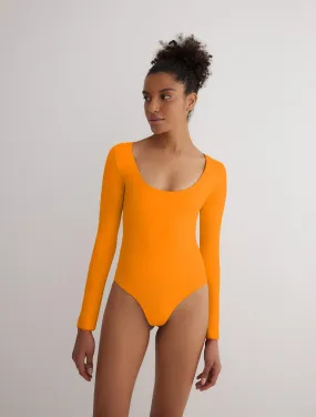 Ulrika Orange/Pink Reversible Bodysuit