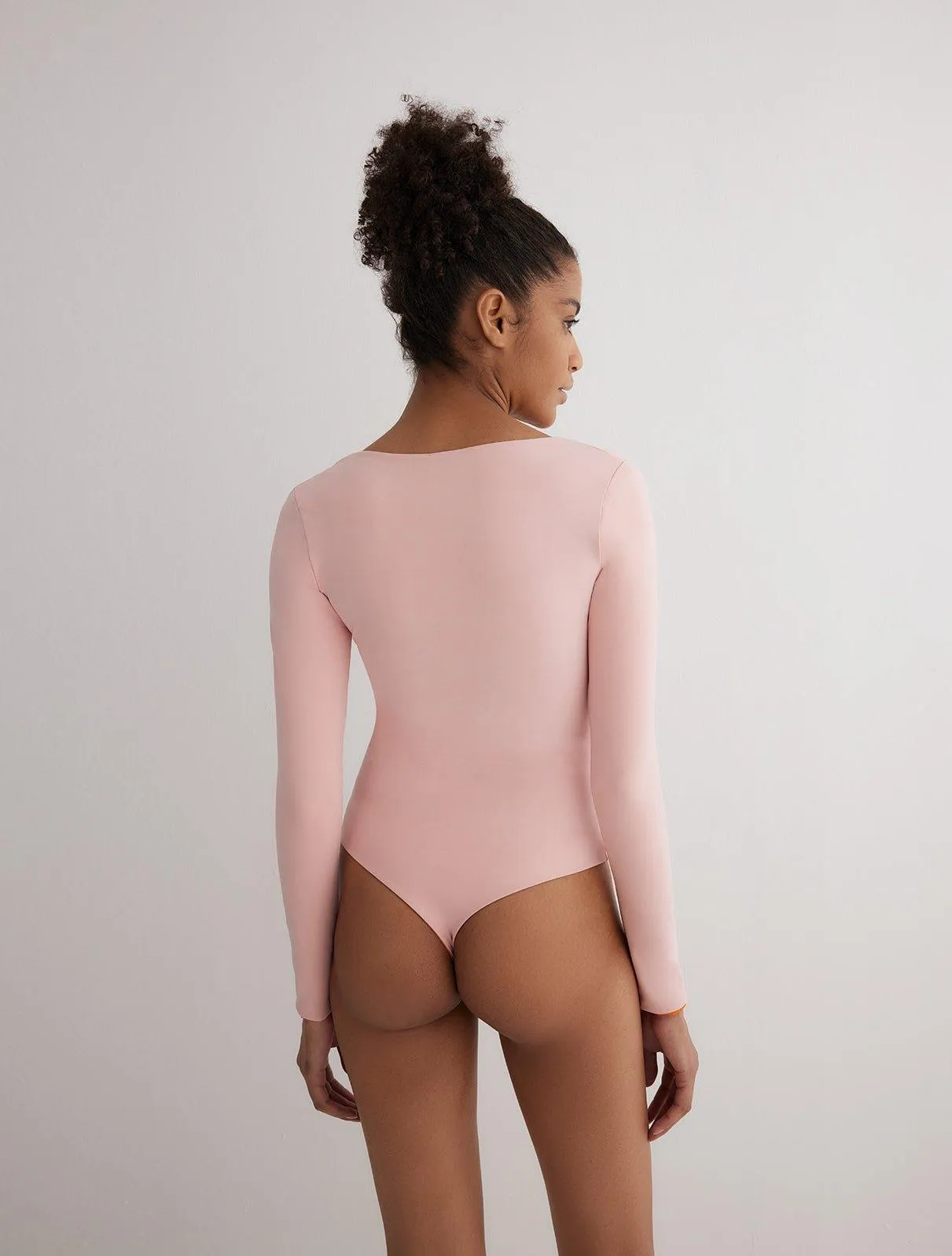 Ulrika Orange/Pink Reversible Bodysuit